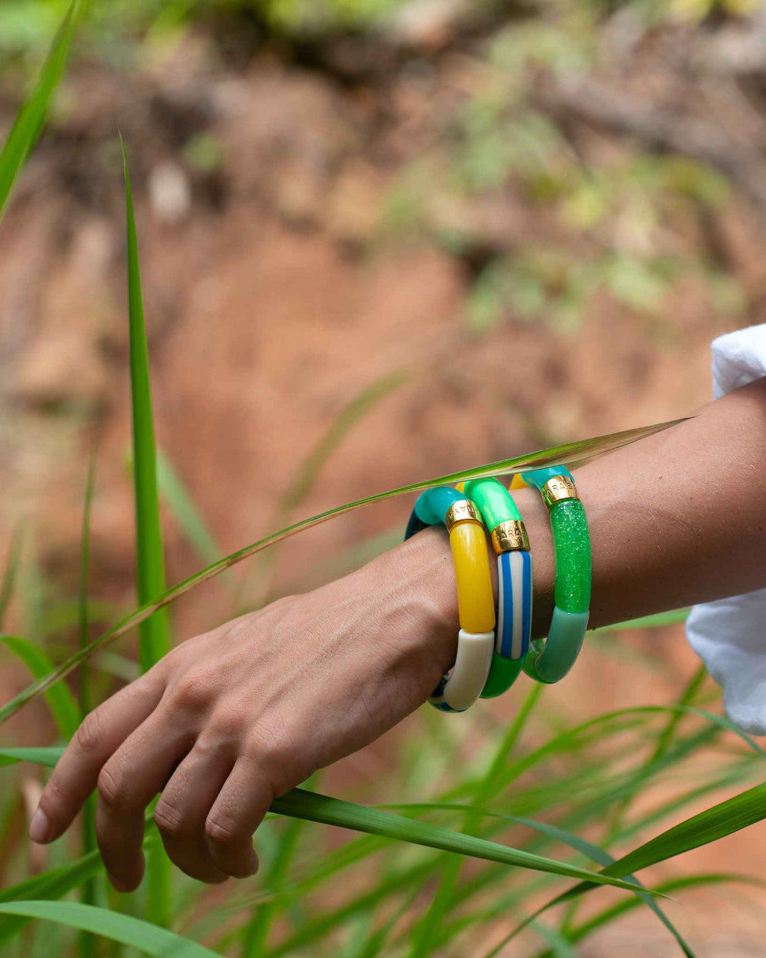 Colourful Resin Bracelet | Brasil | Parabaya