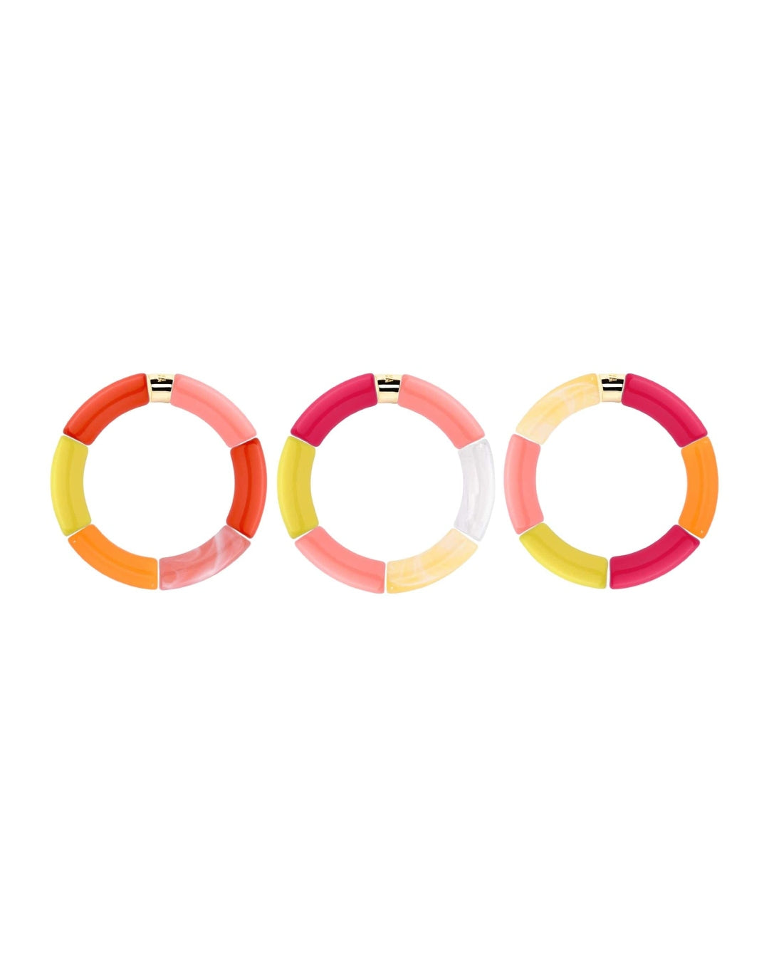 Colourful Resin Bracelet | Carnaval | Parabaya