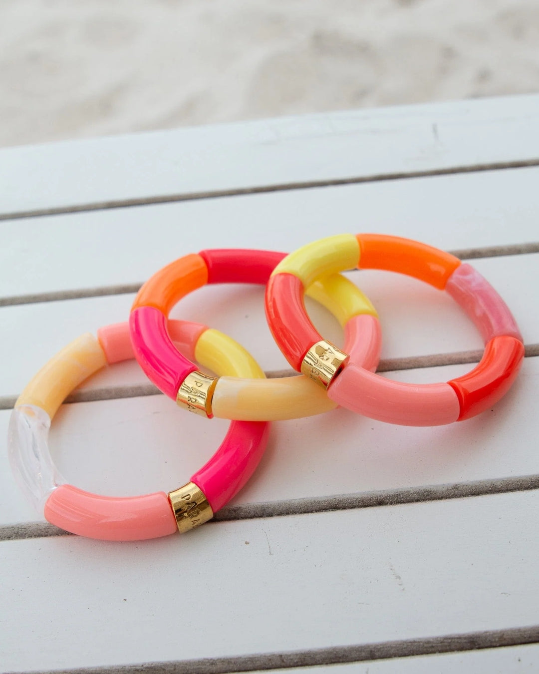 Colourful Resin Bracelet | Carnaval | Parabaya