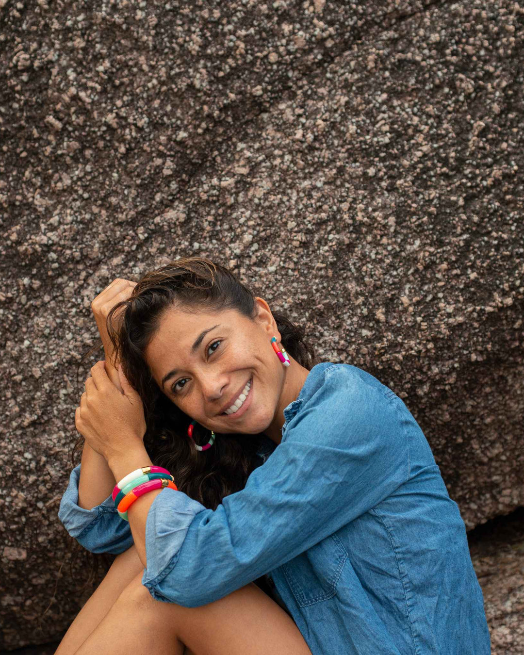 Colourful Resin Bracelet | Energia | Parabaya