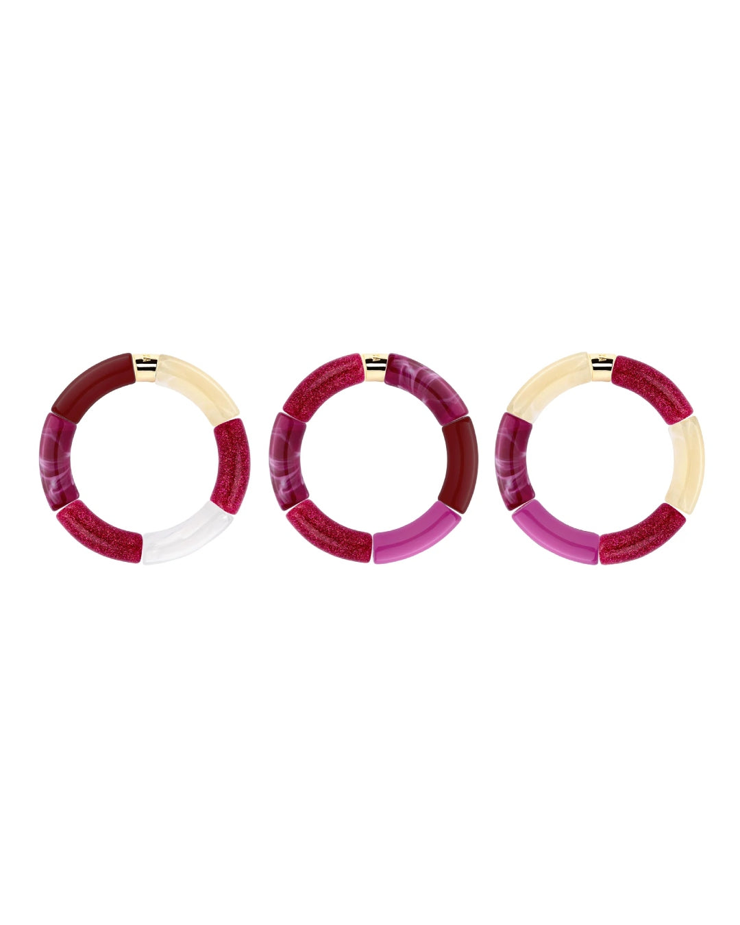 Colourful Resin Bracelet | Ameixa | Parabaya