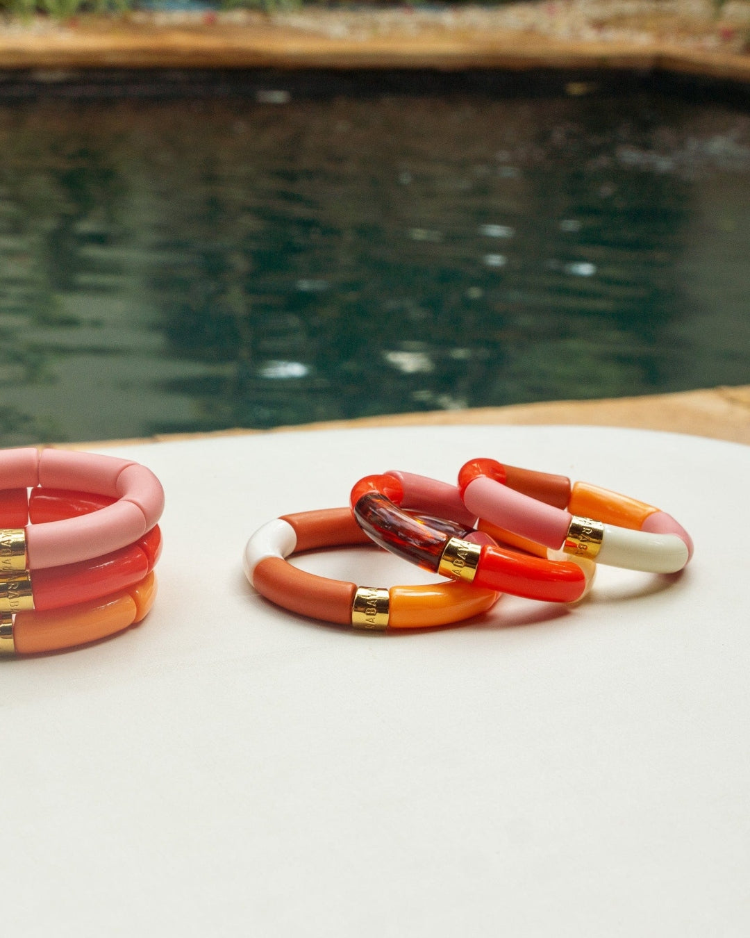 Colourful Resin Bracelet | Fogo | Parabaya