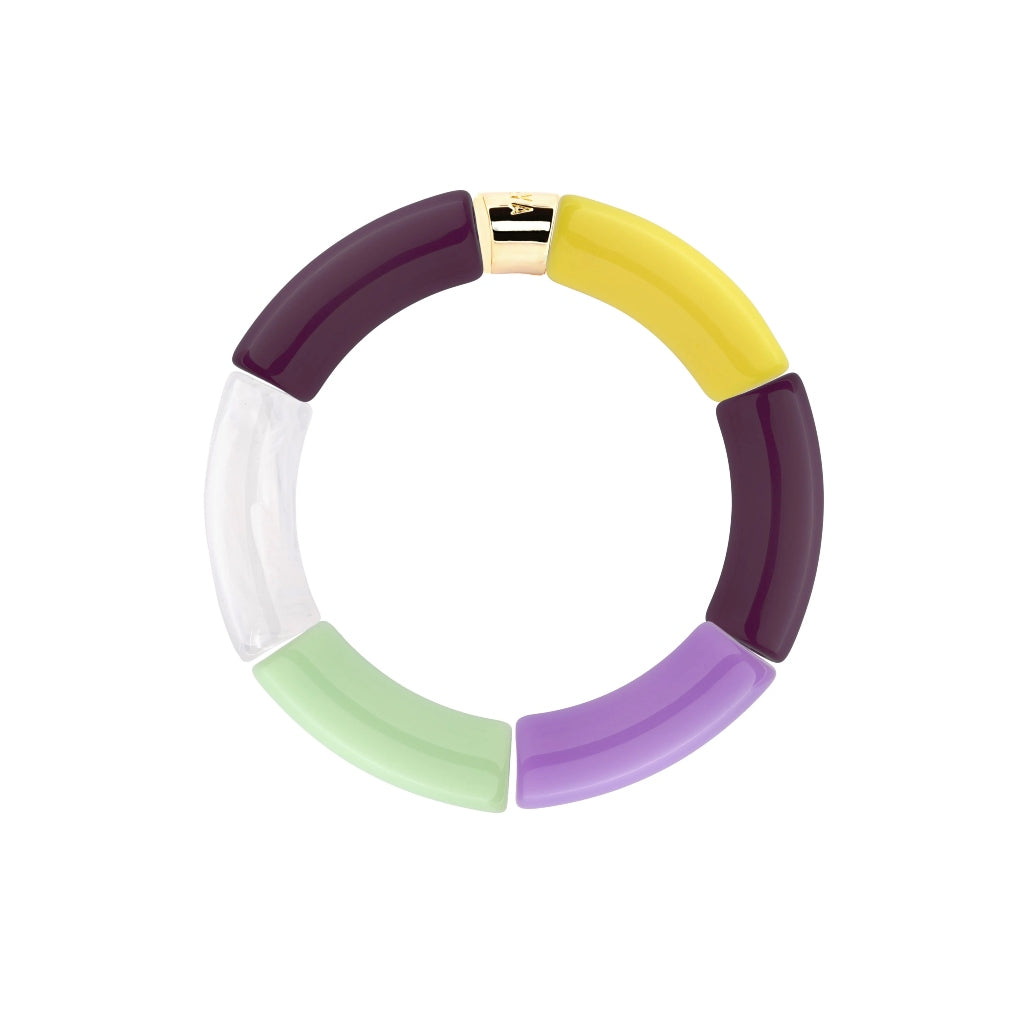 Colourful Resin Bracelet | Jacaranda | Parabaya