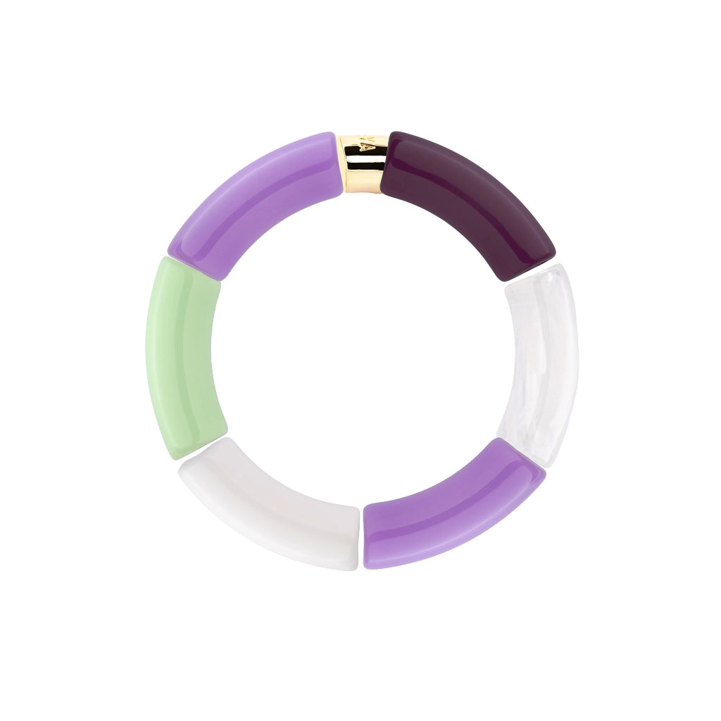 Colourful Resin Bracelet | Jacaranda | Parabaya