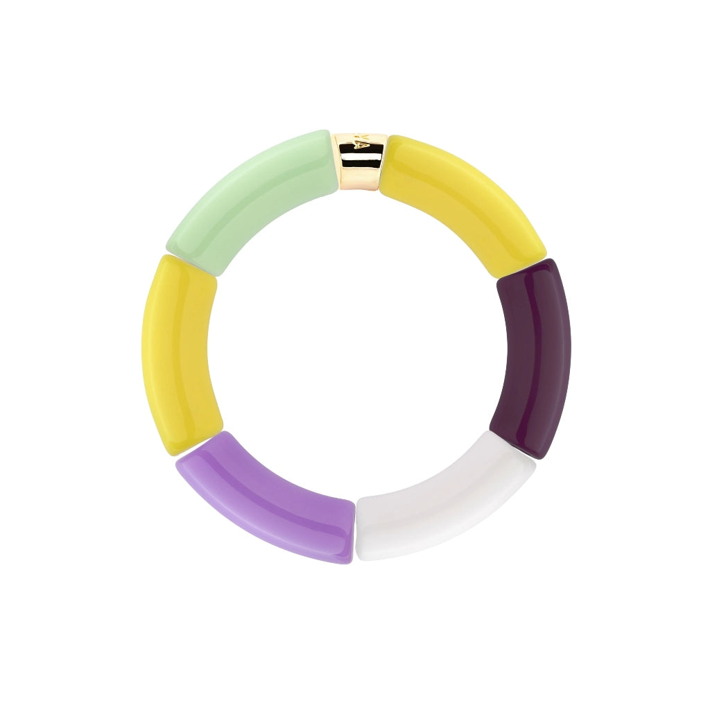 Colourful Resin Bracelet | Jacaranda | Parabaya