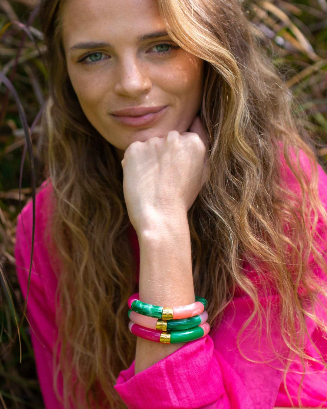 Colourful Resin Bracelet | Manda | Parabaya