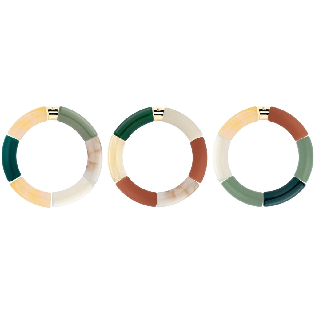 Colourful Resin Bracelet | Mata | Parabaya
