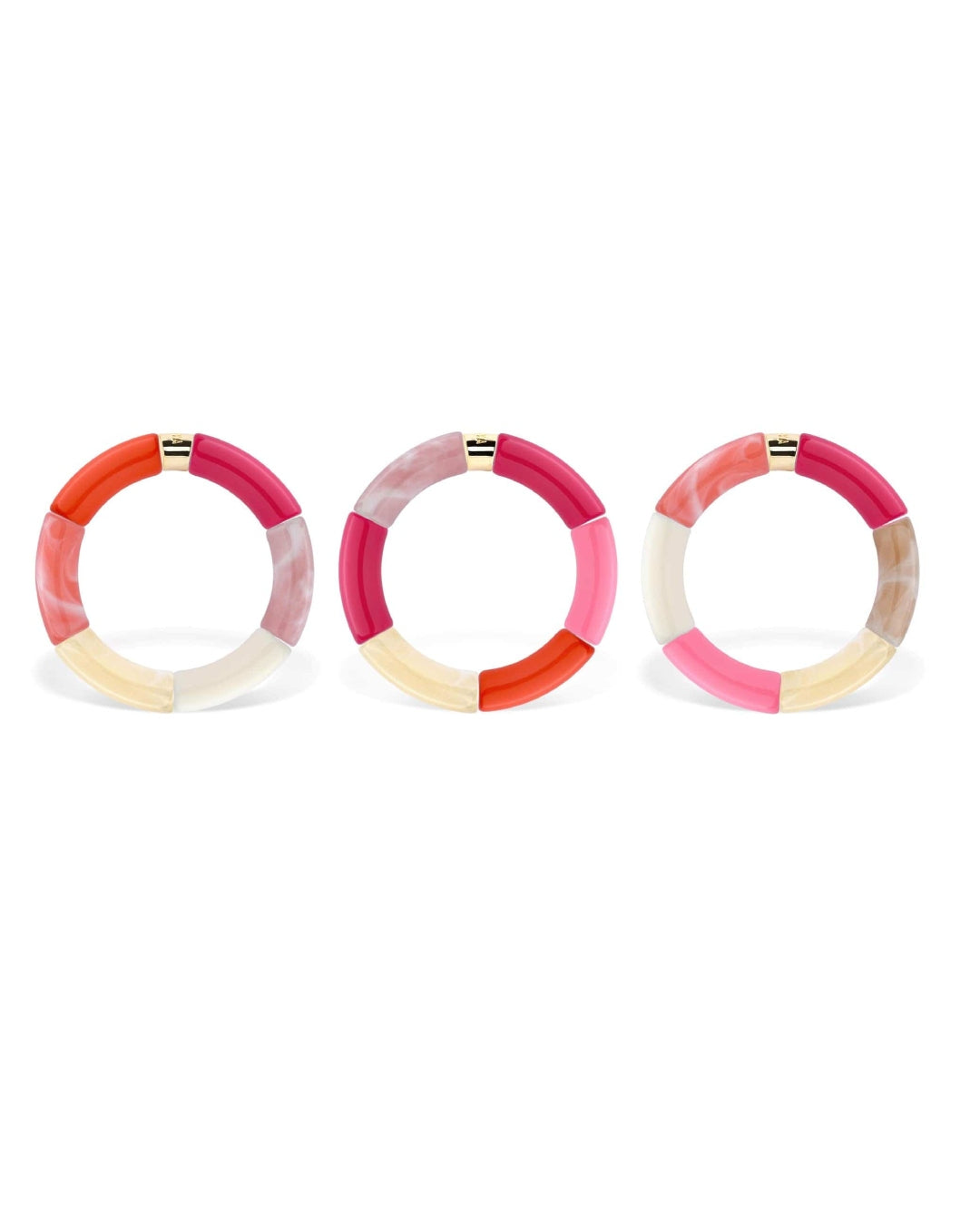 Colourful Resin Bracelet | Morango | Parabaya