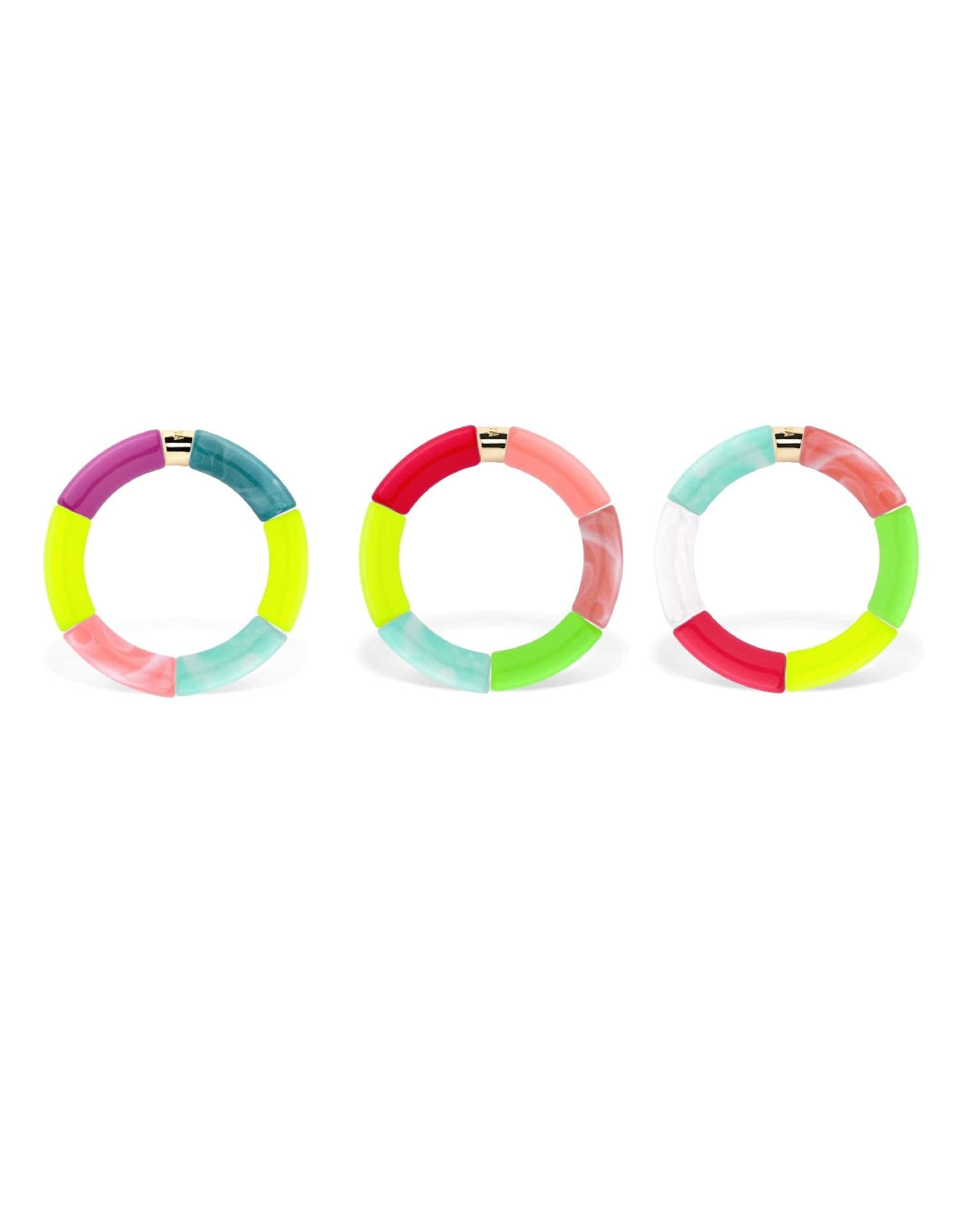 Colourful Resin Bracelet | Neon | Parabaya