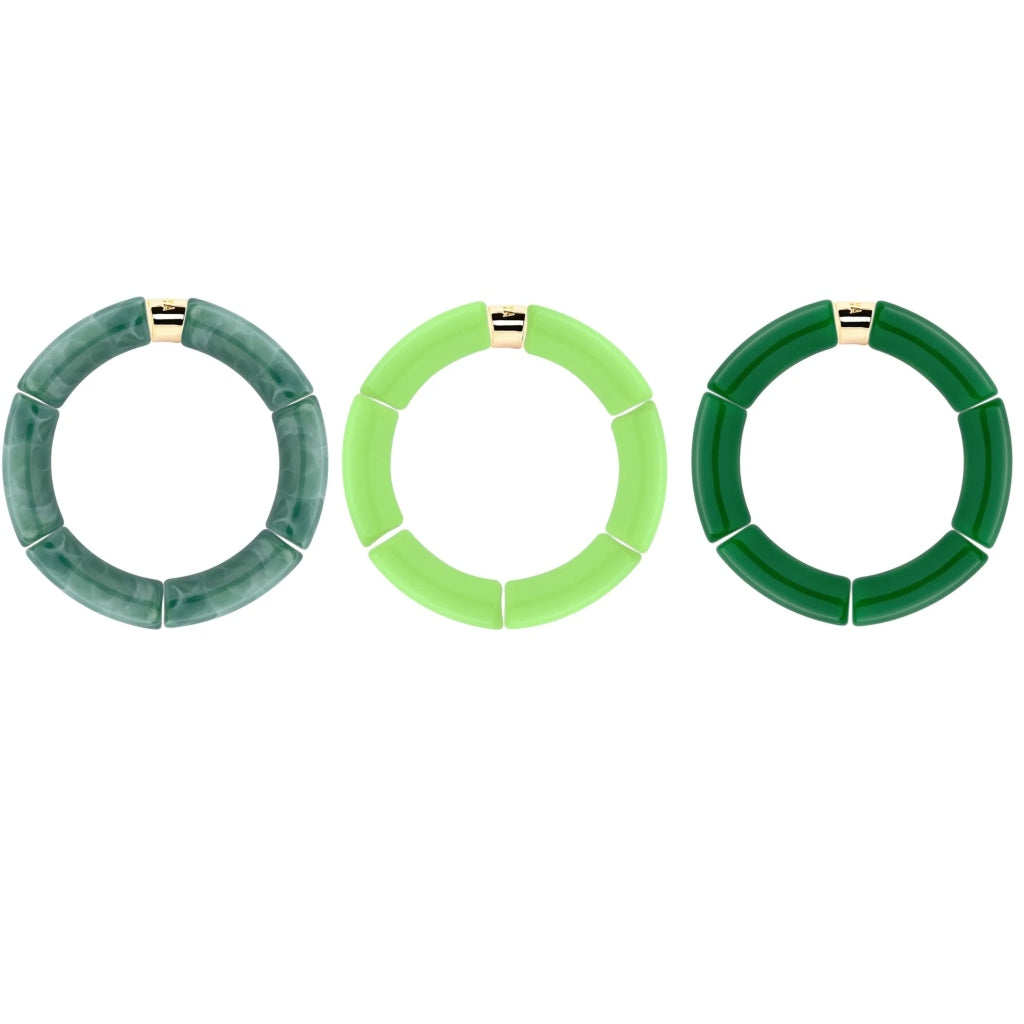 Colourful Resin Bracelet | Palmeira Mono | Parabaya