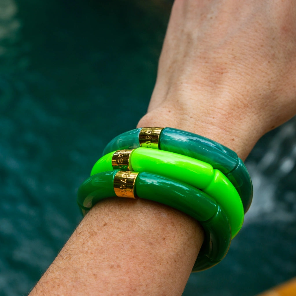 Colourful Resin Bracelet | Palmeira Mono | Parabaya