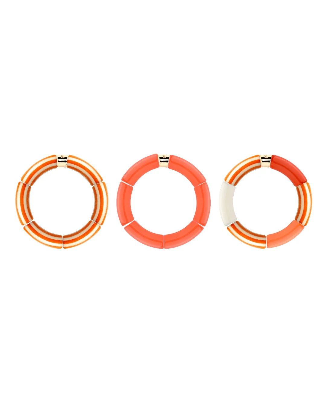Colourful Resin Bracelet | Riviera Laranja | Parabaya