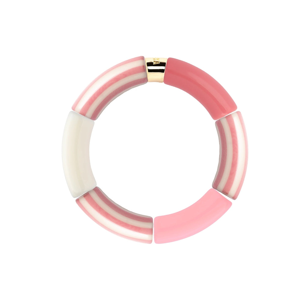 Colourful Resin Bracelet | Riviera Rosado | Parabaya