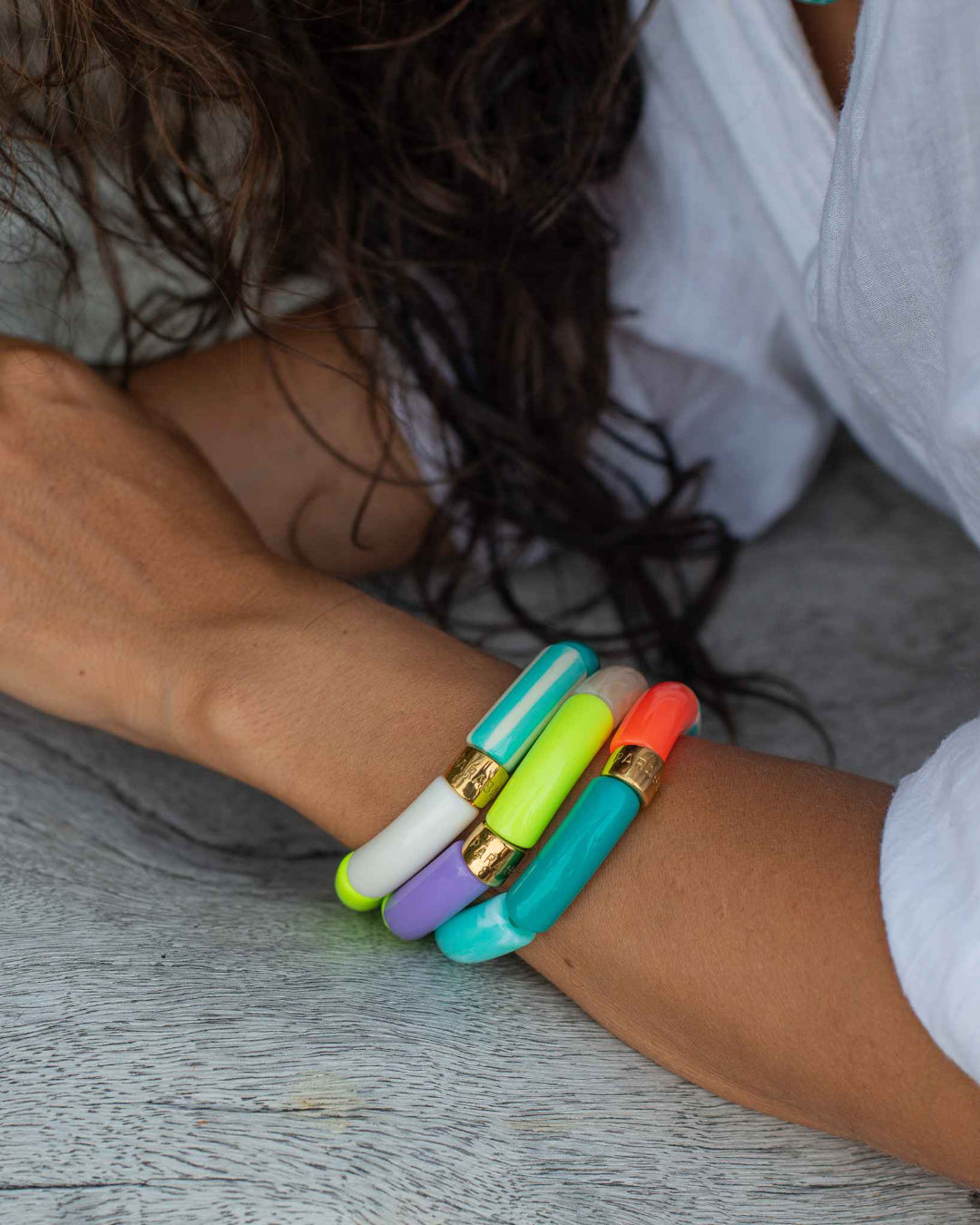 Colourful Resin Bracelet | Surf | Parabaya