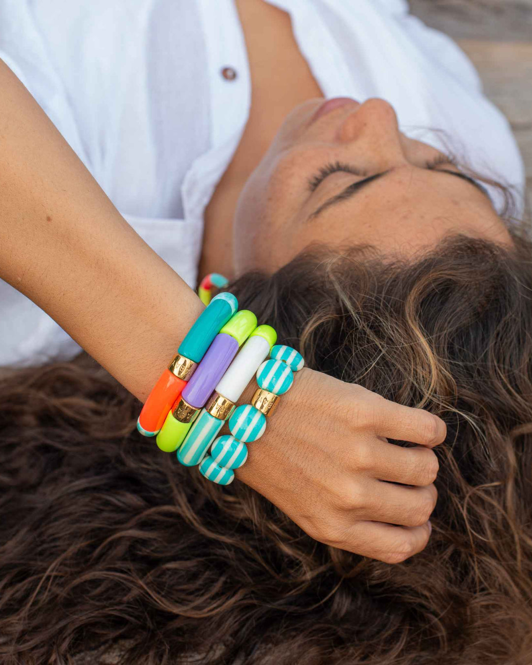 Colourful Resin Bracelet | Surf | Parabaya