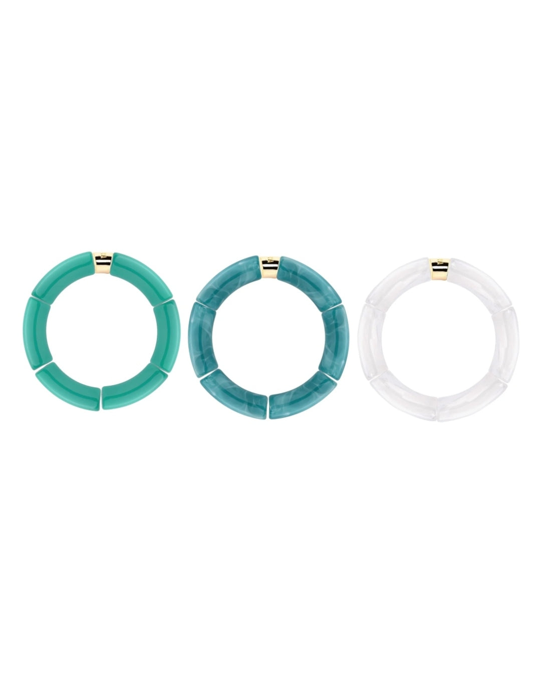 Colourful Resin Bracelet | Turquesa Mono | Parabaya