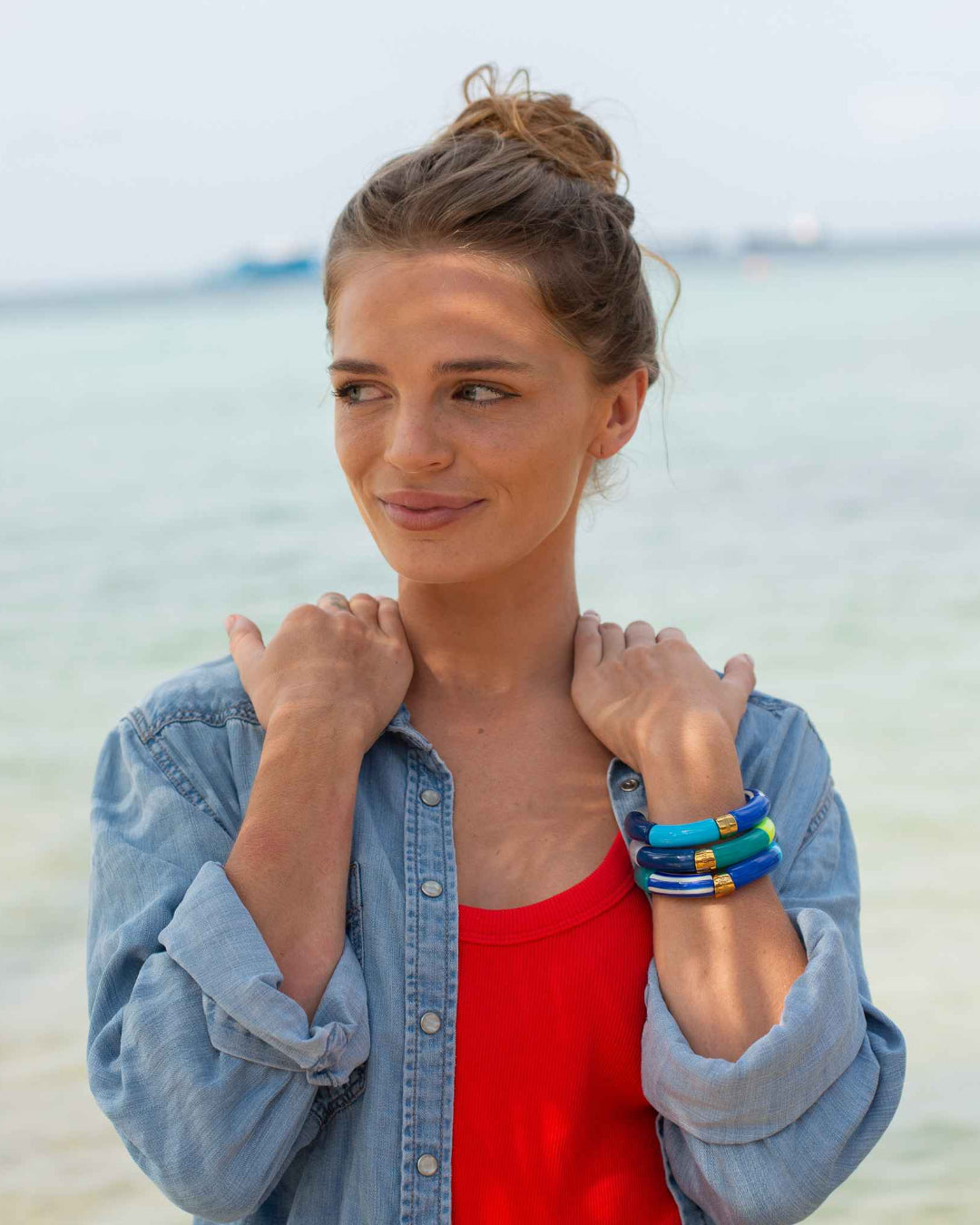 Colourful Resin Bracelet | Vela | Parabaya