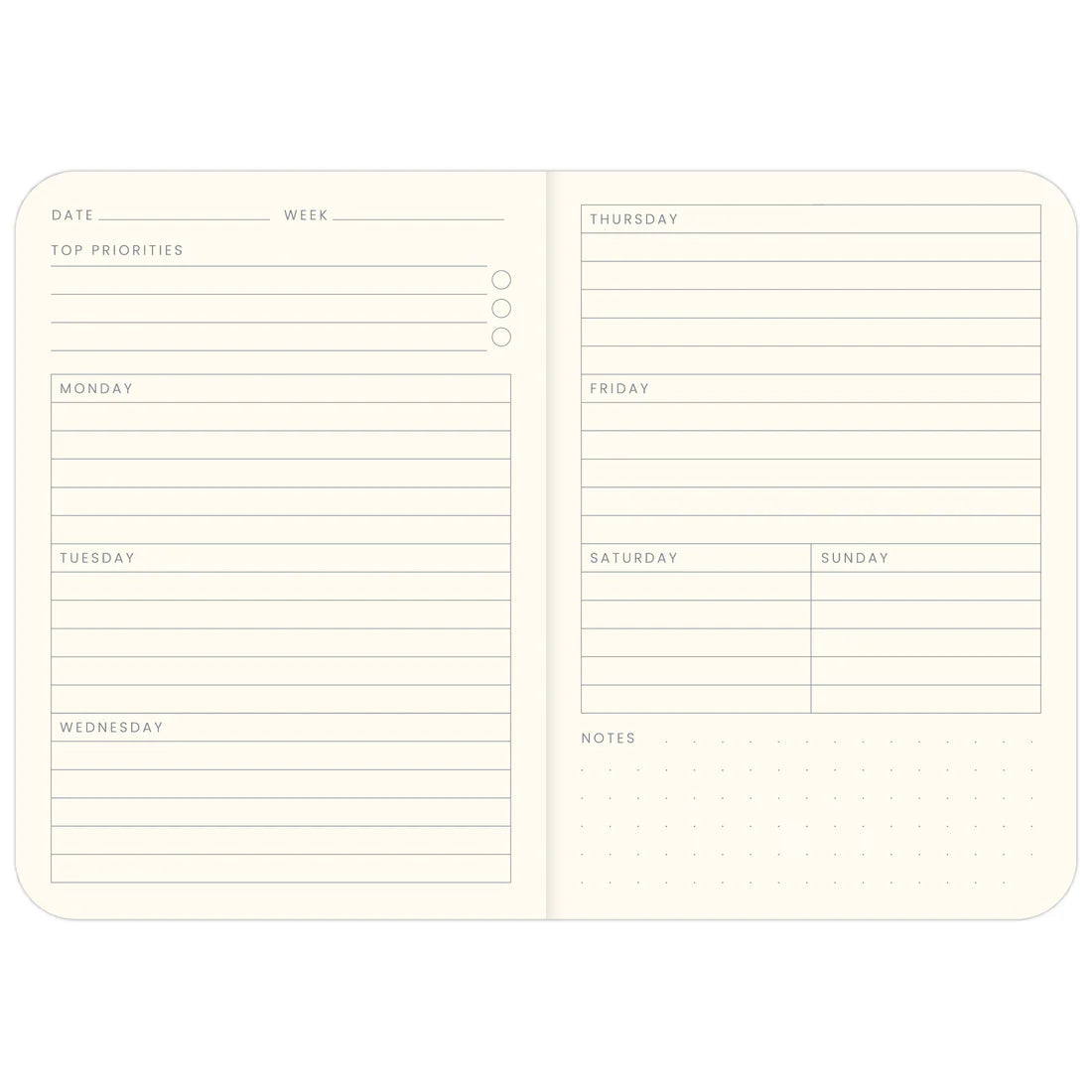 Colourology Daily Planner | Passion | A6 | In Real Life