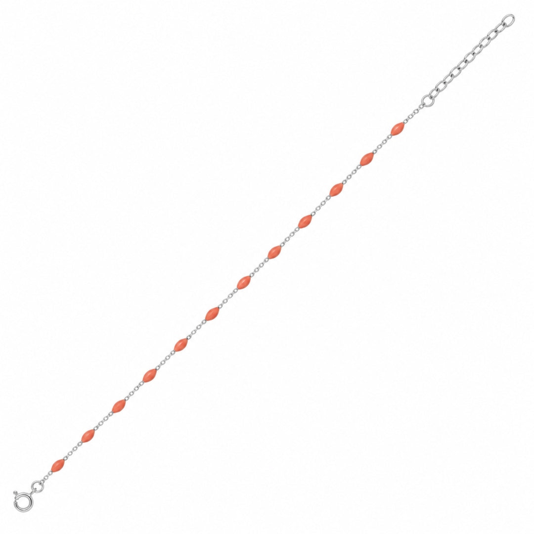 Sterling Silver Colour Bead Bracelet | Lilo