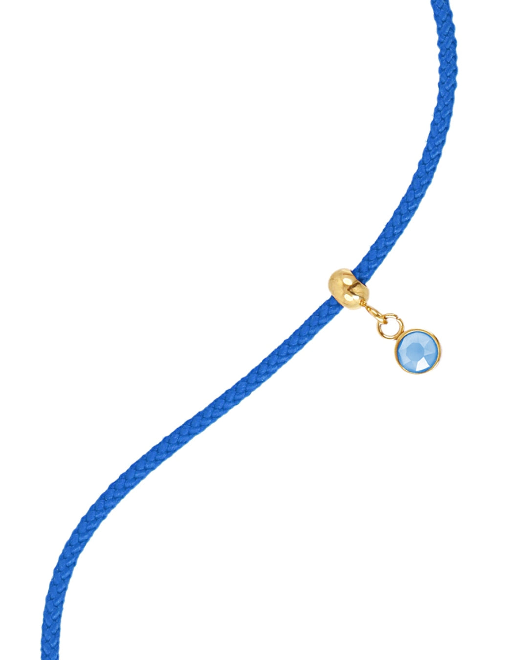 Cord Anklet with Circle Charm | Anartxy