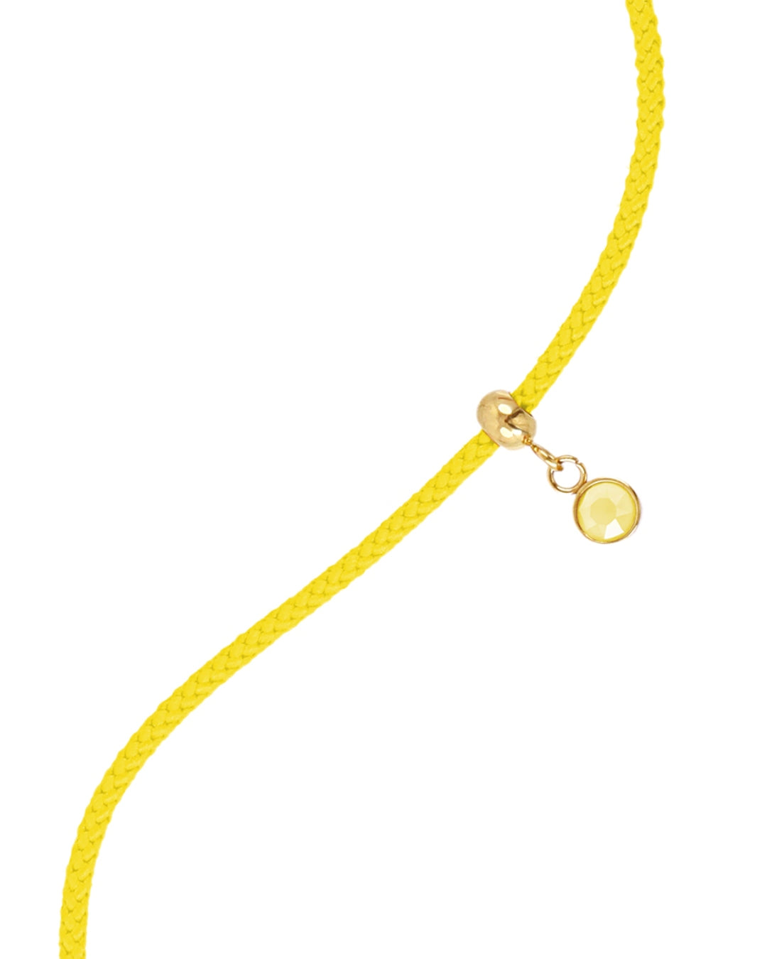Cord Anklet with Circle Charm | Anartxy