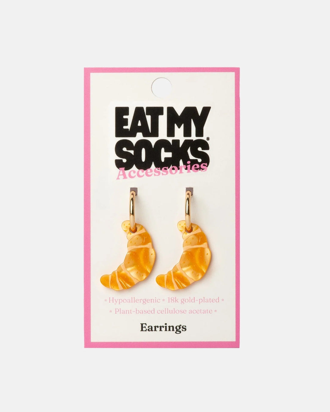 Croissant | Charm Earrings | Eat My Socks