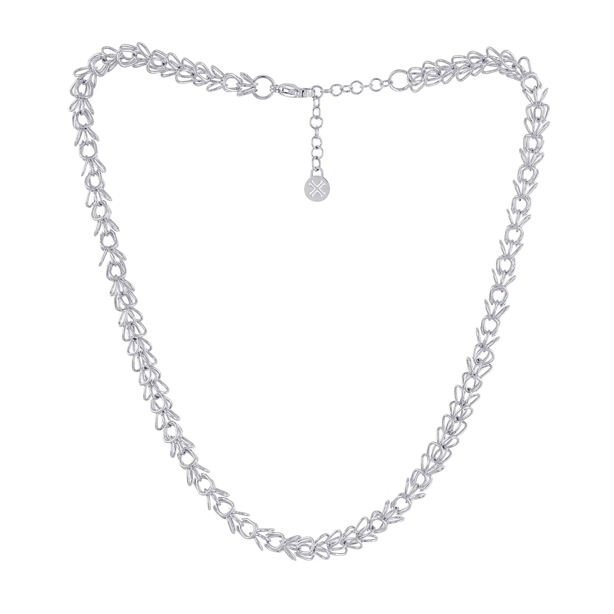 Steel Multi Loop Chain Necklace | Anartxy