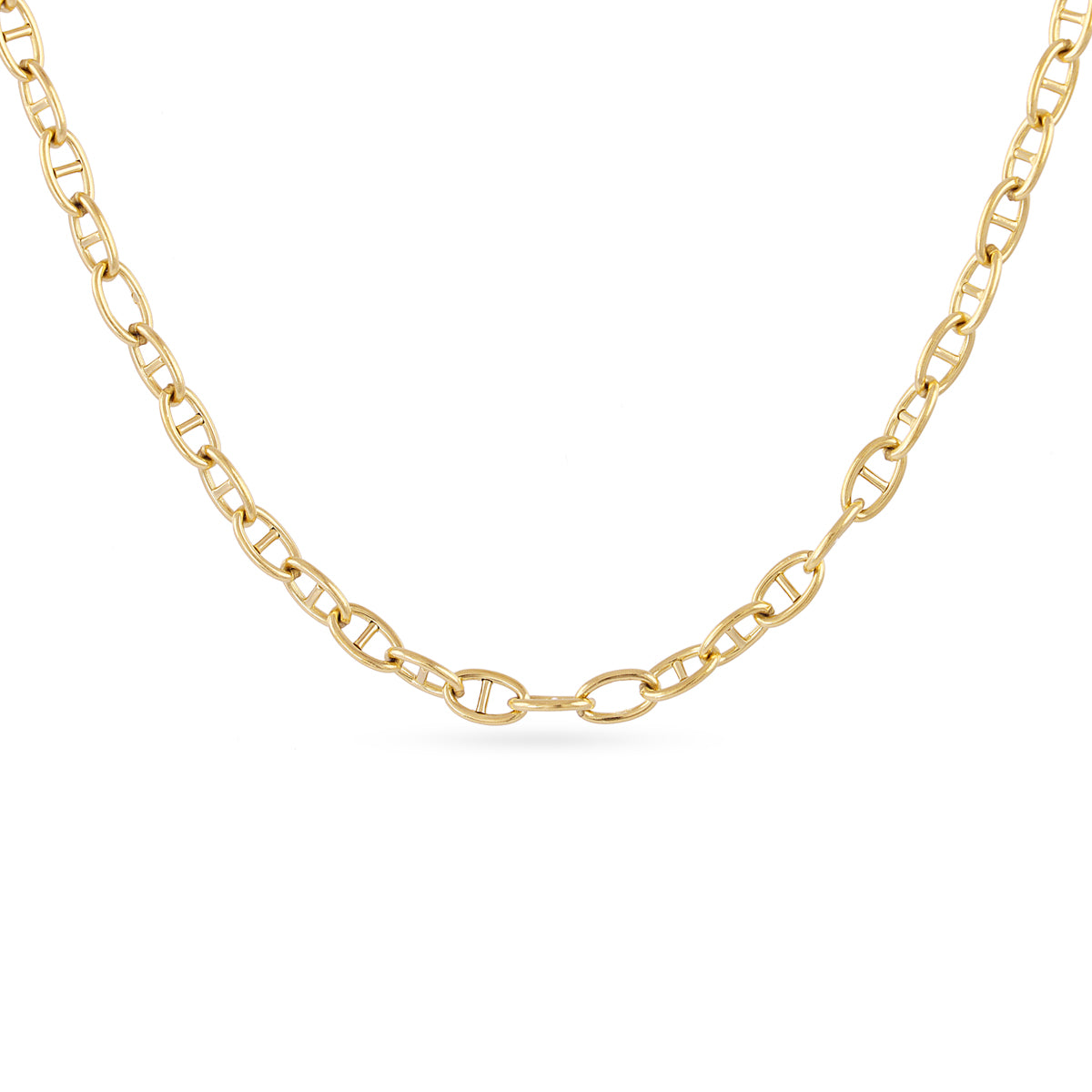 Steel Mariner Chain Necklace | Anartxy