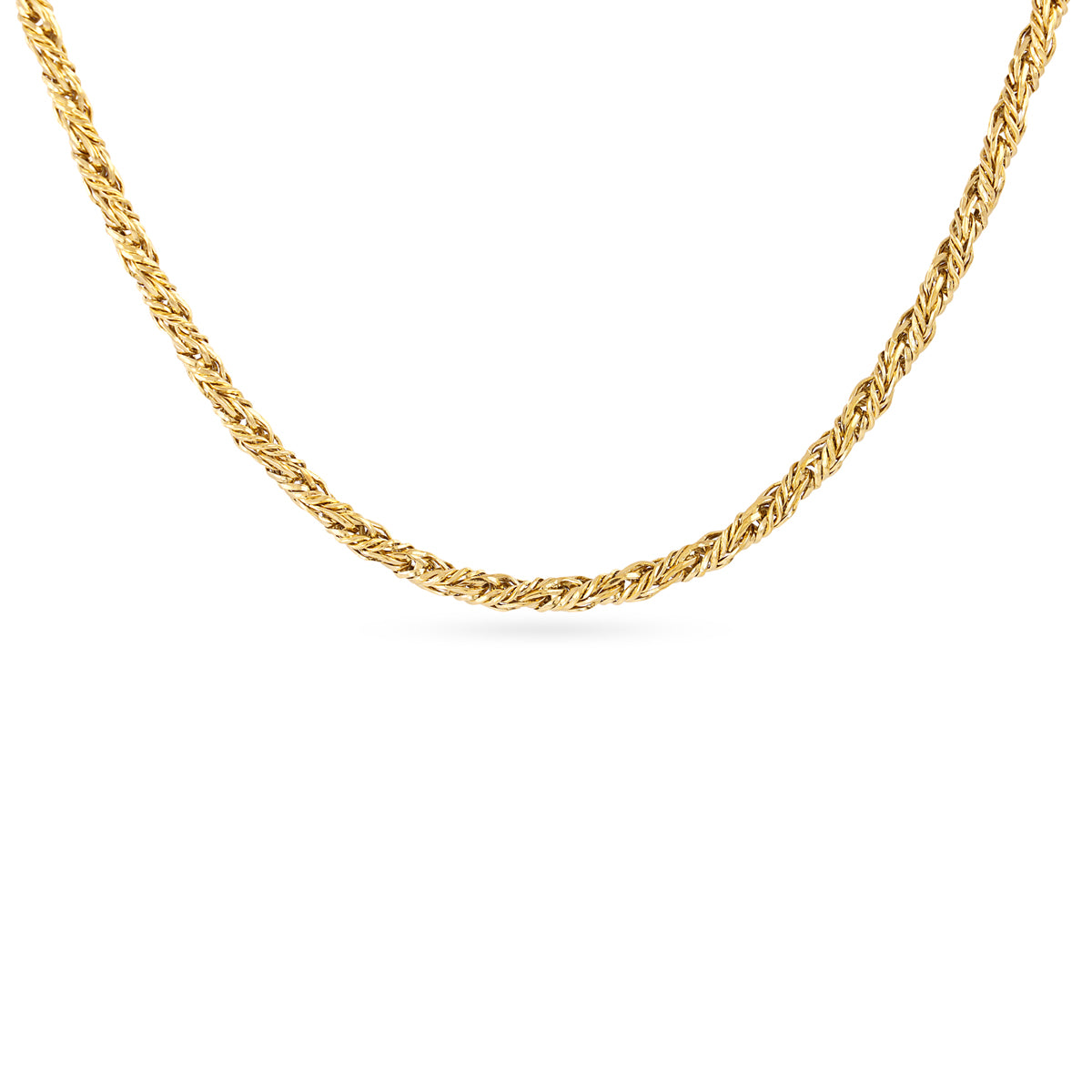 Steel Twist Wire Chain Necklace | Anartxy