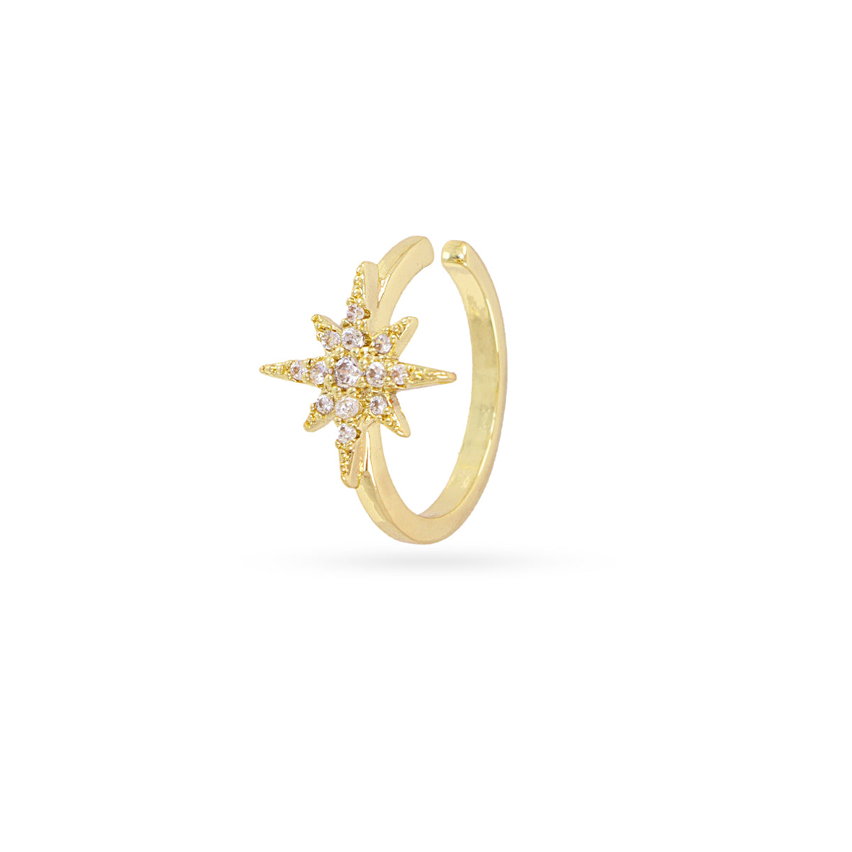 Steel Star Ear Cuff | Anartxy
