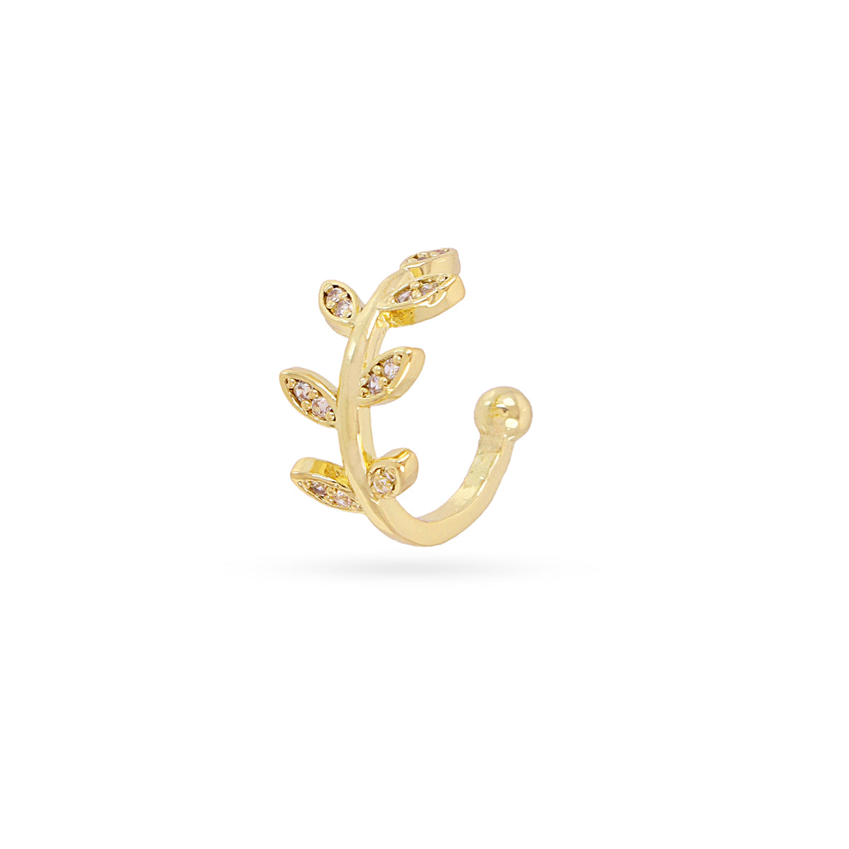 Steel Leaf Ear Cuff | Anartxy