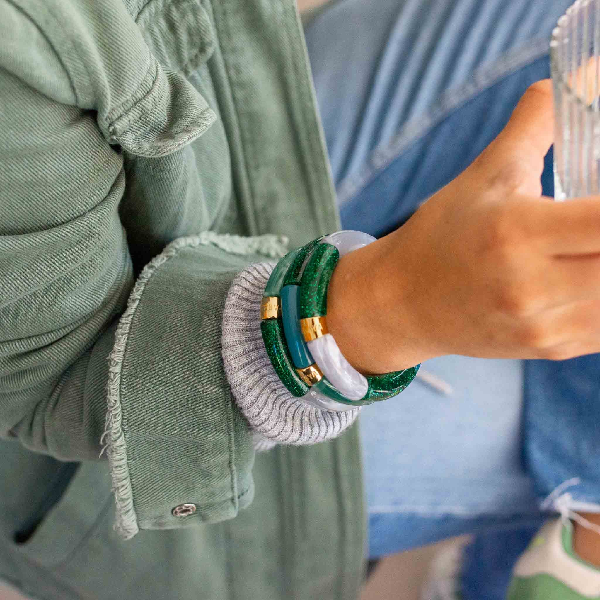 Colourful Resin Bracelet | Paraiba | Parabaya