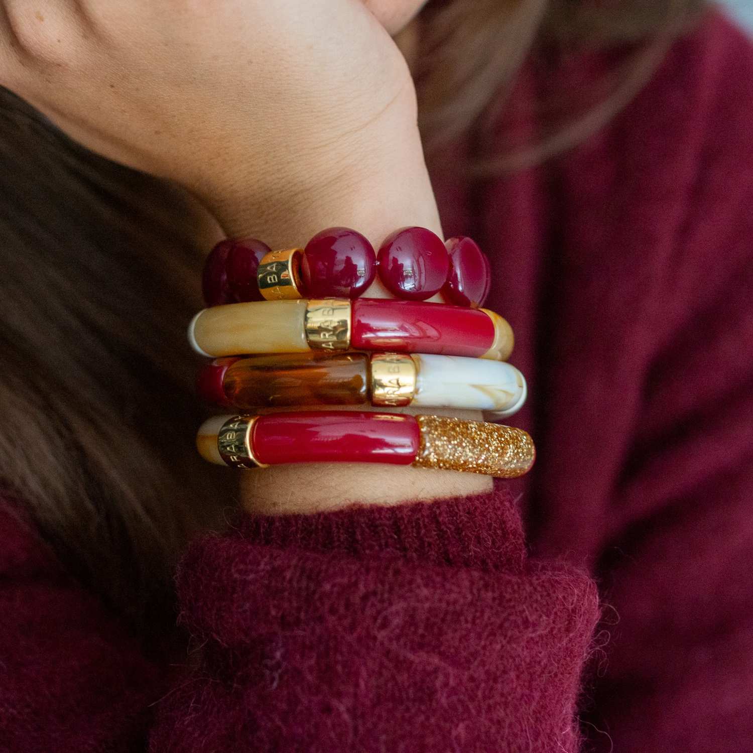 Colourful Resin Bracelet | Sol | Parabaya