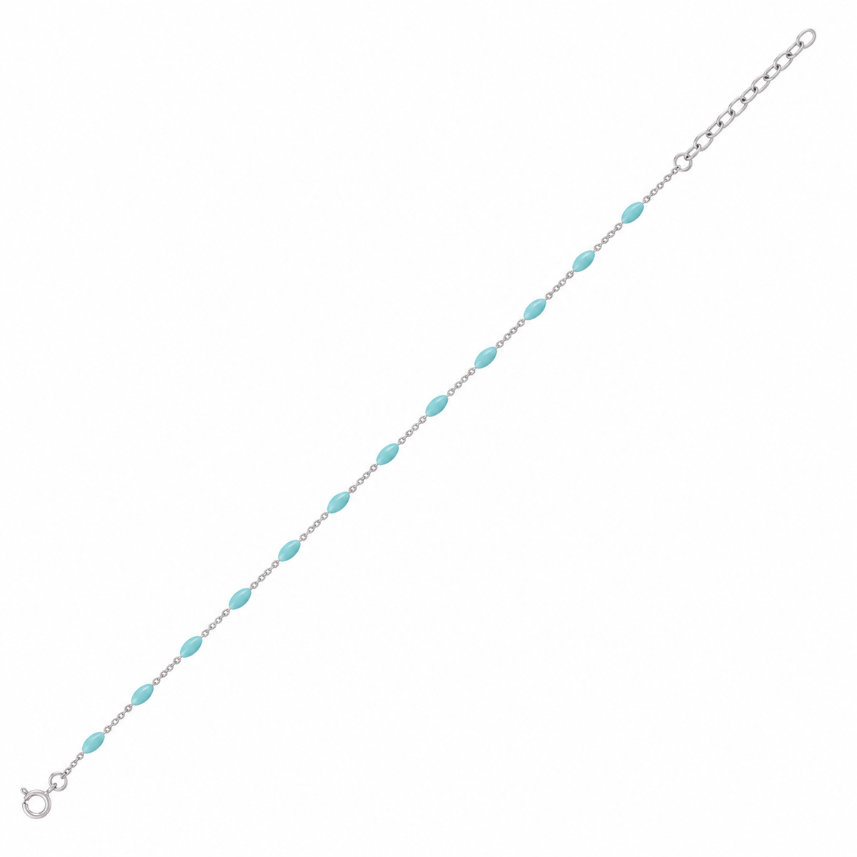 Sterling Silver Colour Bead Bracelet | Lilo