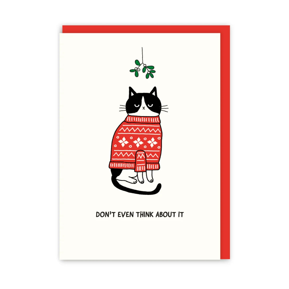 Don't Even Think About It Christmas Card | In Real Life