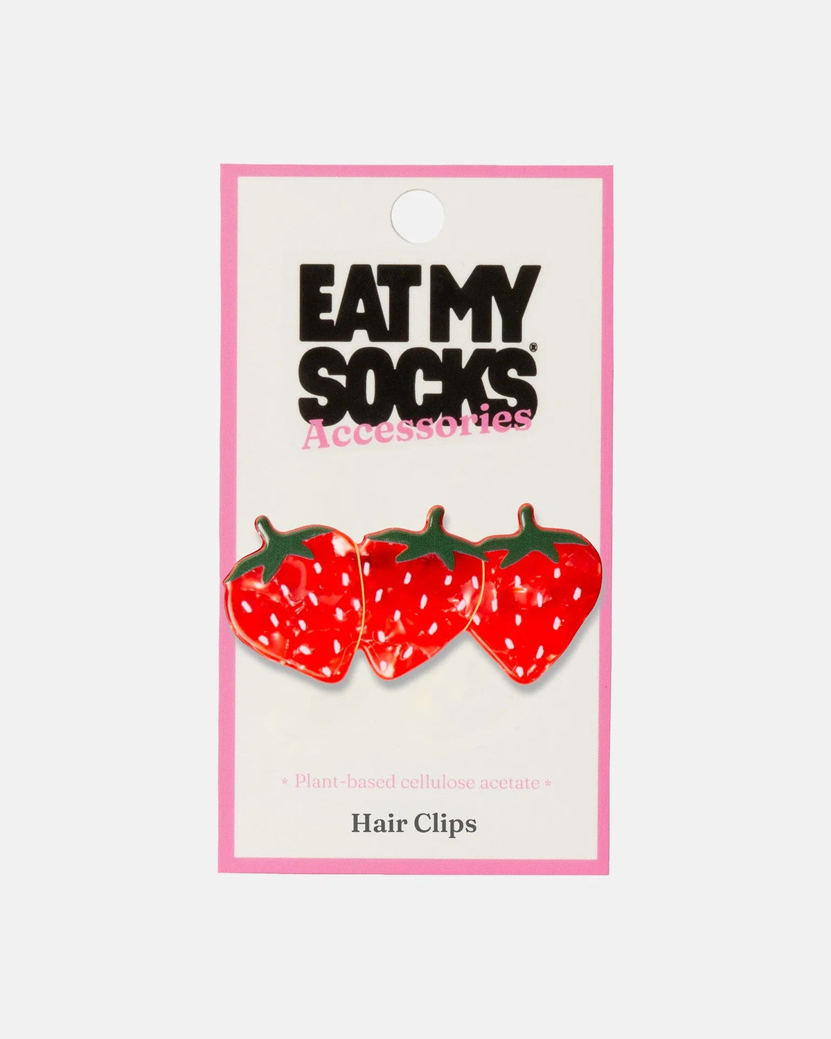 Strawberries | Hair Clip | Eat My Socks