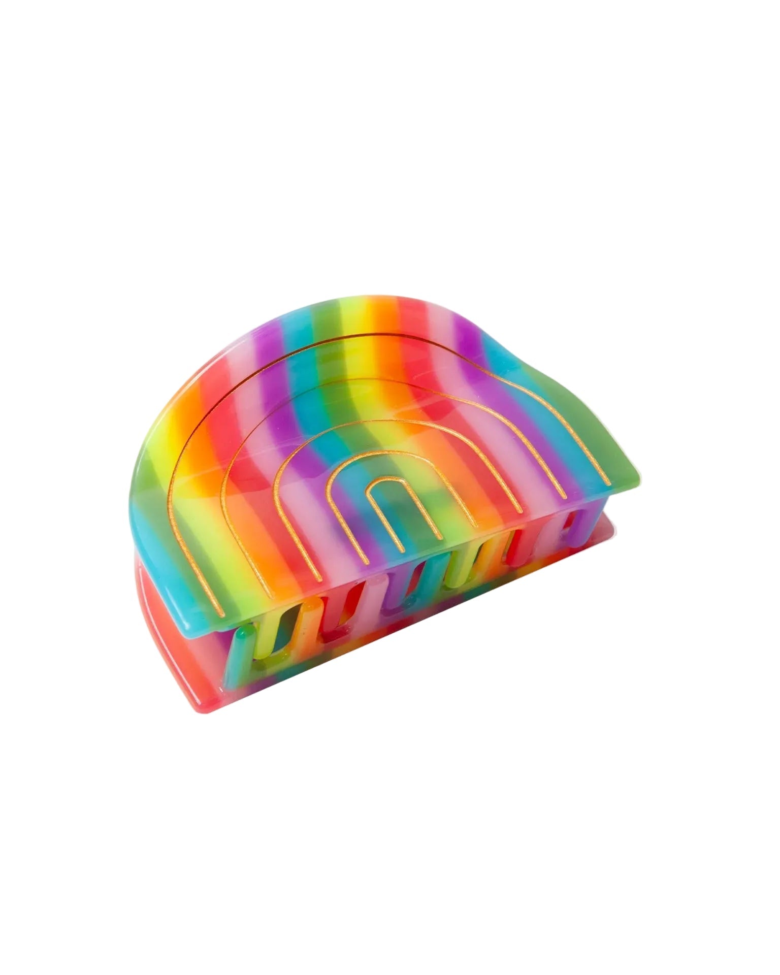 Rainbow Hair Claw Clip | Eat My Socks