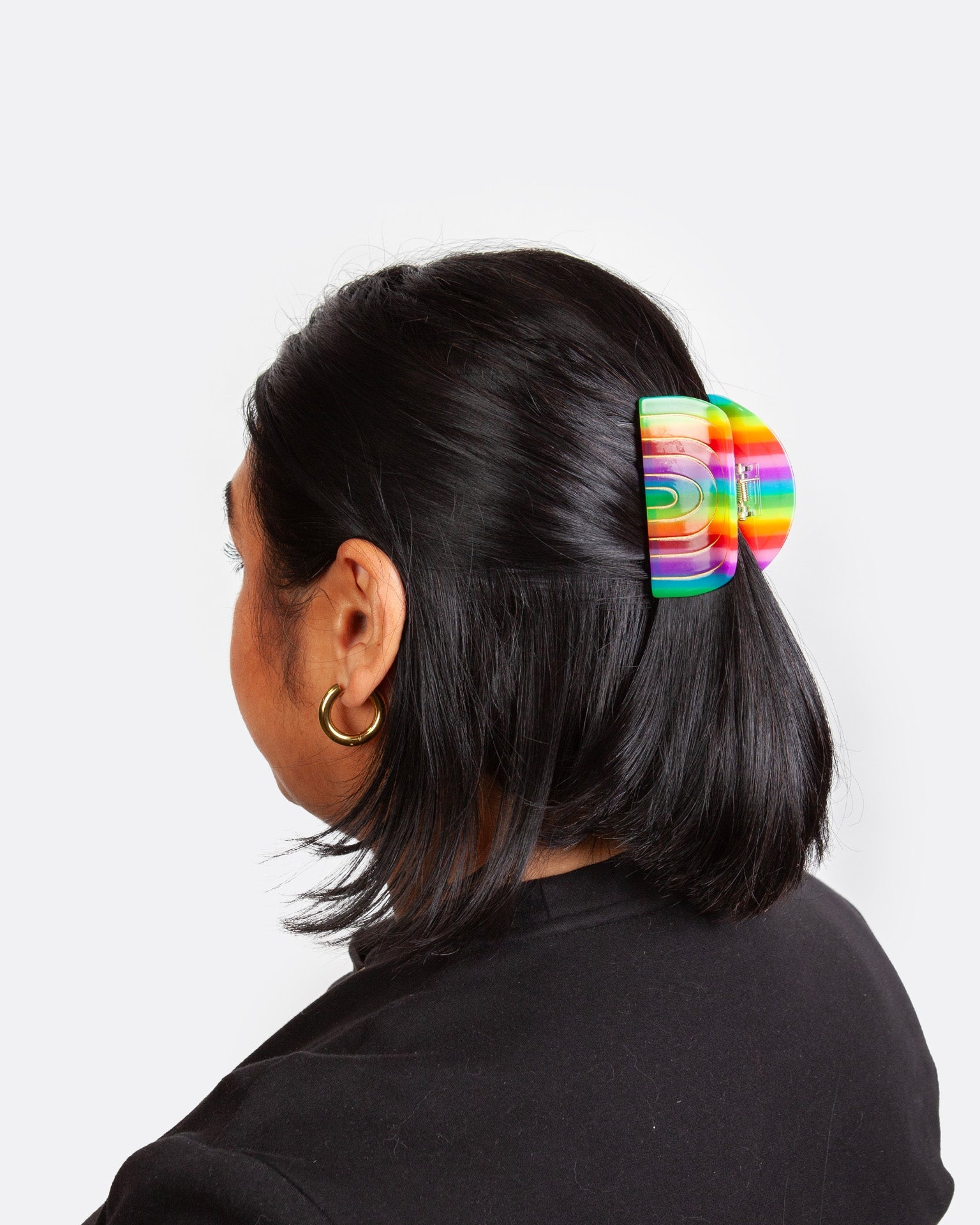 Rainbow Hair Claw Clip | Eat My Socks