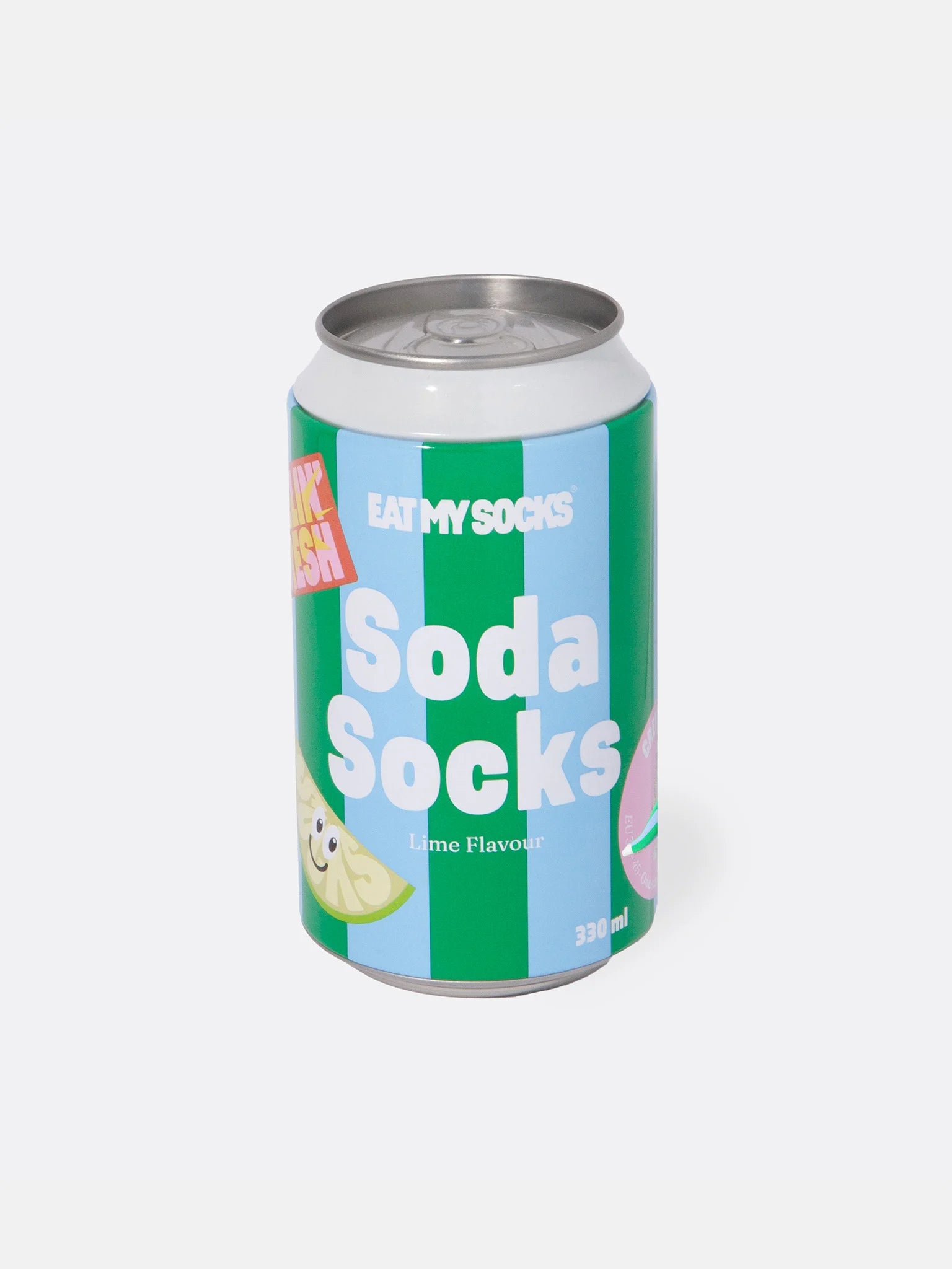 Soda Socks Lime | 3D Pack | Eat My Socks