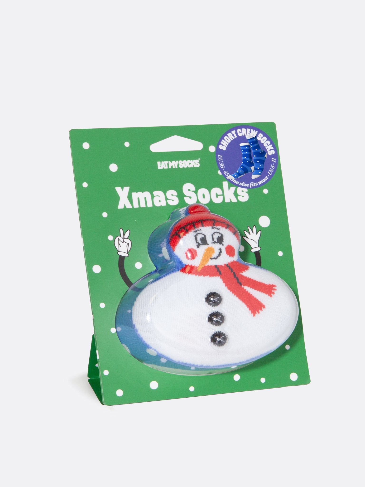 Xmas Snowman Socks | 3D Pack | Eat My Socks