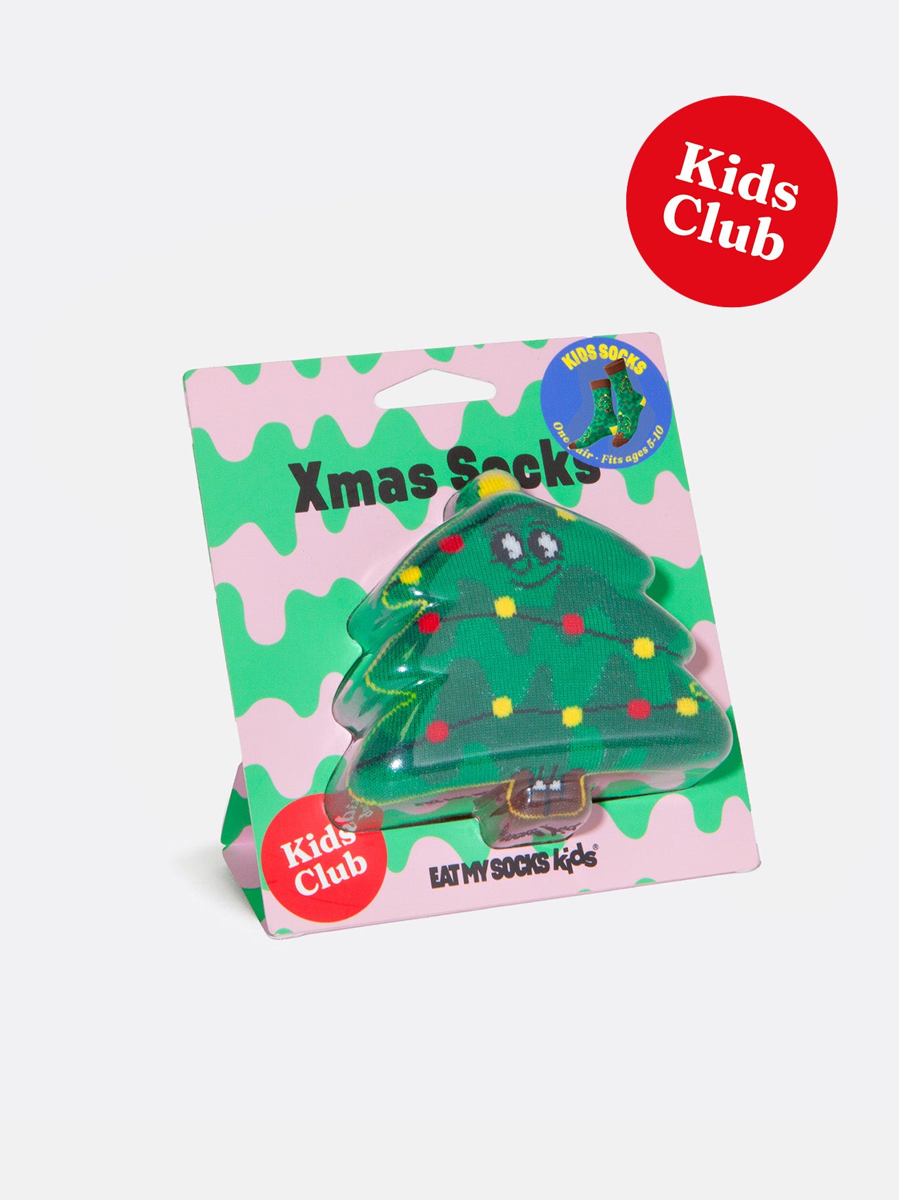 Xmas Tree Kids Socks | 3D Pack | Eat My Socks