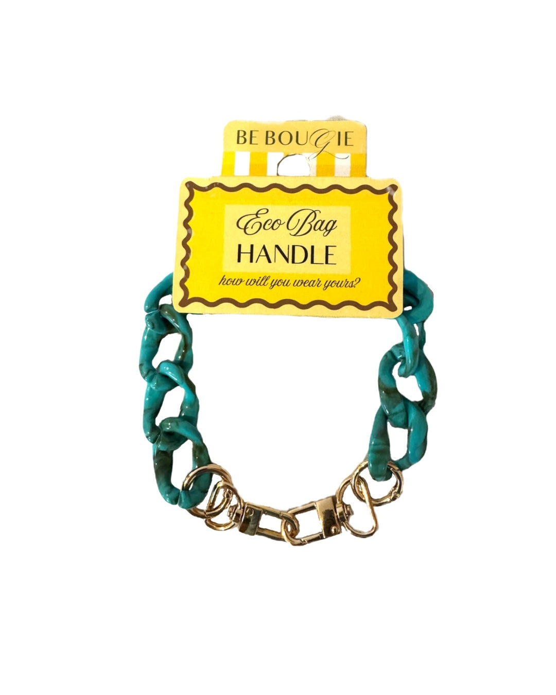 Eco Bag Handle | Turquoise | Be Bougie