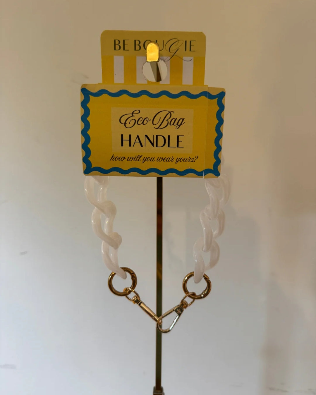 Eco Bag Handle | White | Be Bougie