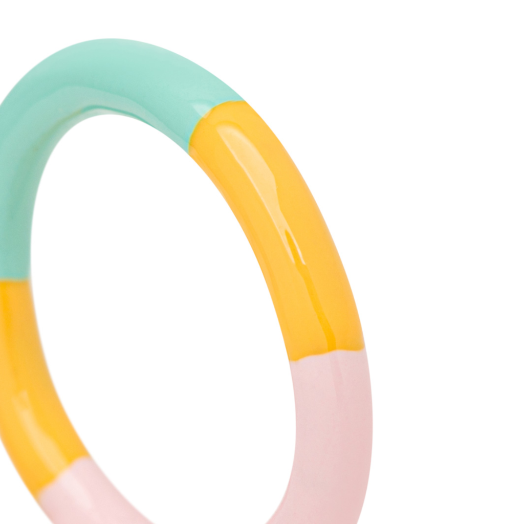 Enamel Triple Colour Ring | Lulu Copenhagen