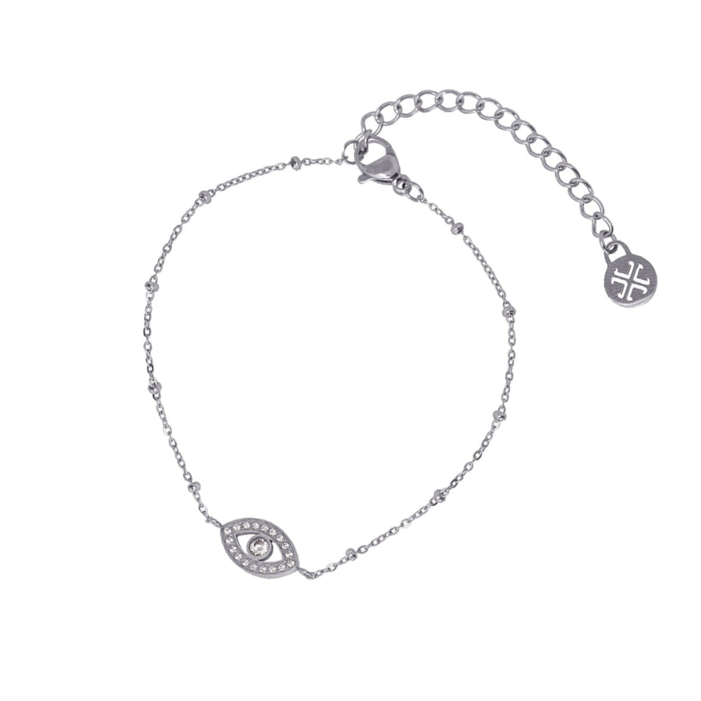 Evil Eye Beaded Chain Bracelet | Anartxy