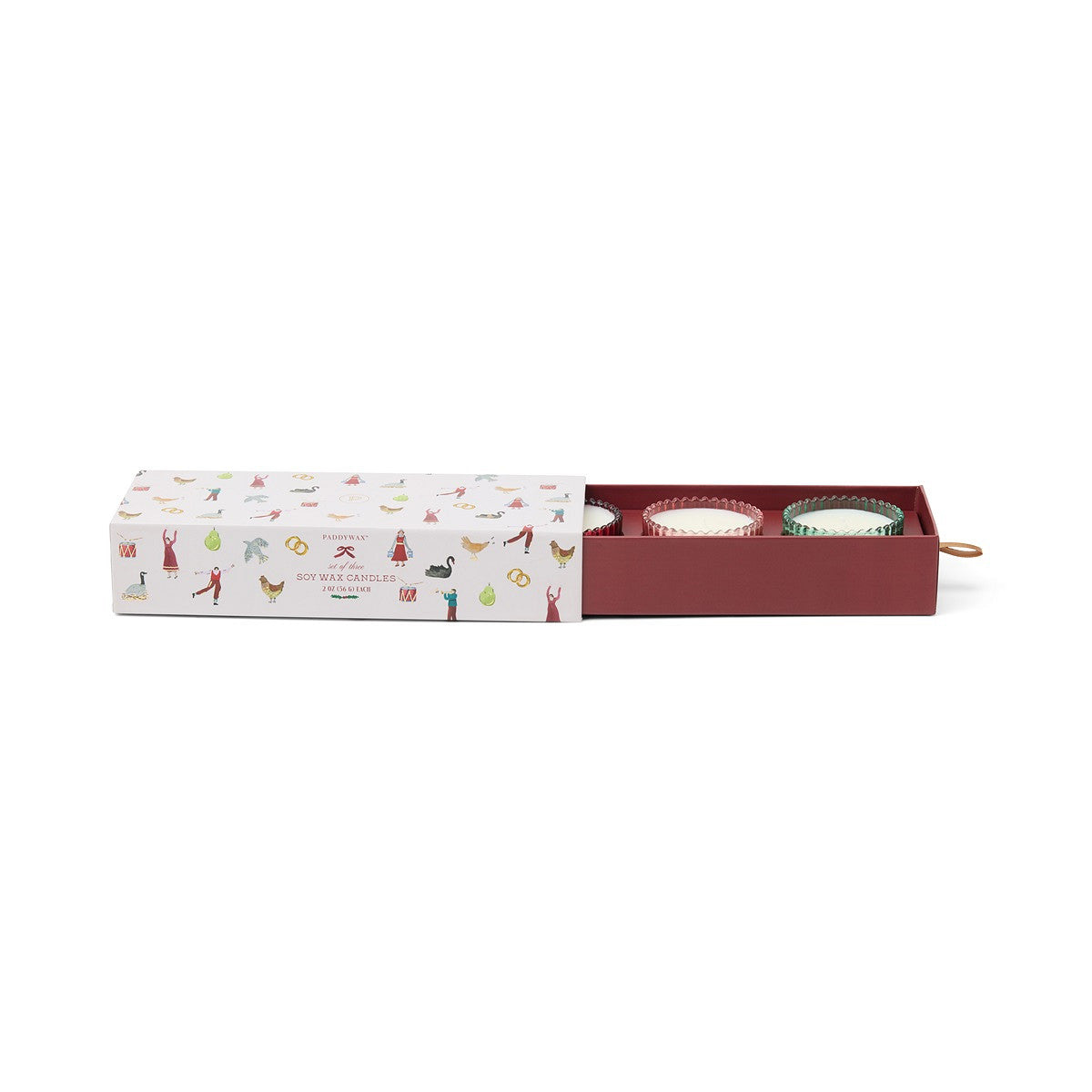 Winter Berry, Pink Peppermint & Balsam Fir Soy Candle Gift Set | Paddywax