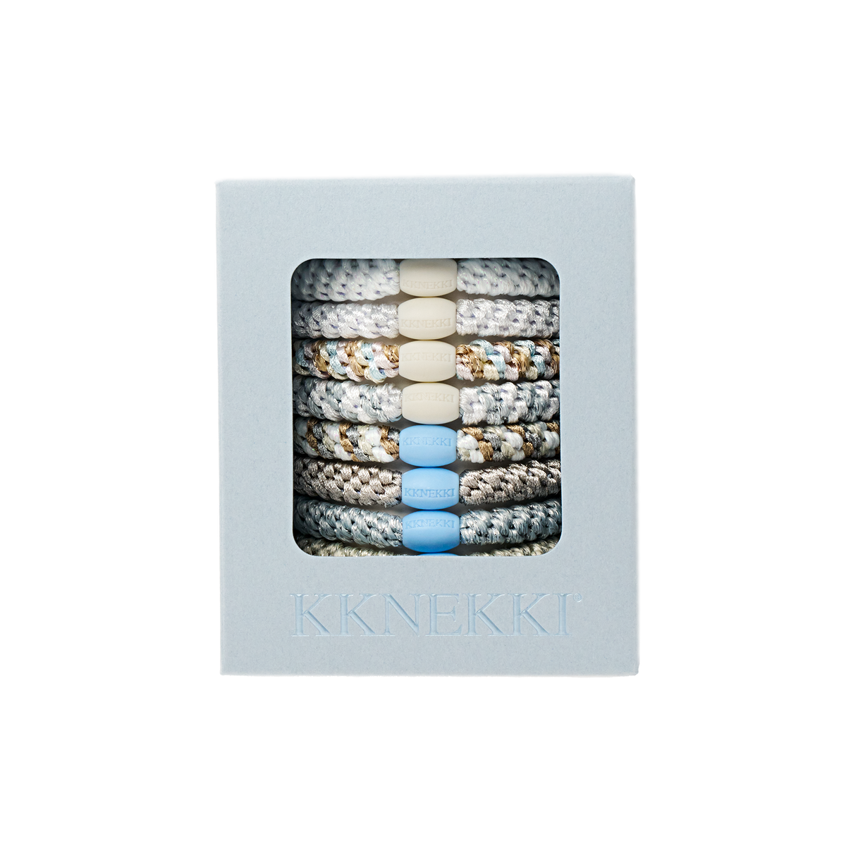 KKNEKKI Hair Ties | Frost Edition | 8 Hair Ties