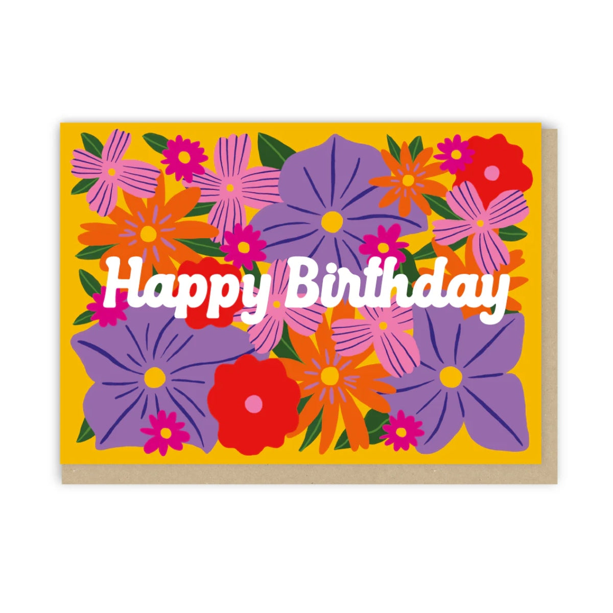 Flower Bed Birthday Card | In Real Life
