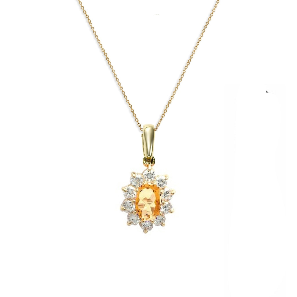 18ct Gold Plated Cluster Necklace | Adina
