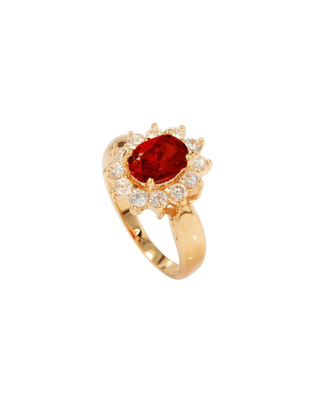18ct Gold Plated Cluster Ring | Florina